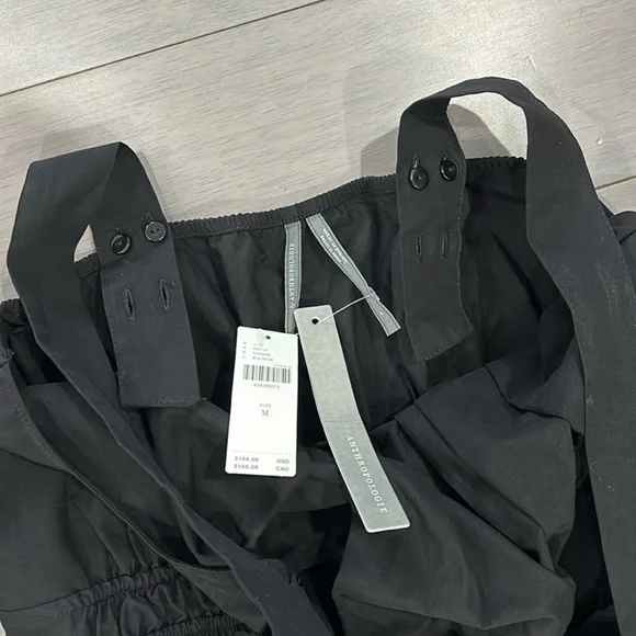 Somerset Maxi Dress: Poplin Halter Edition Anthropologie NWT Black Maxi Dress - Picture 6 of 8